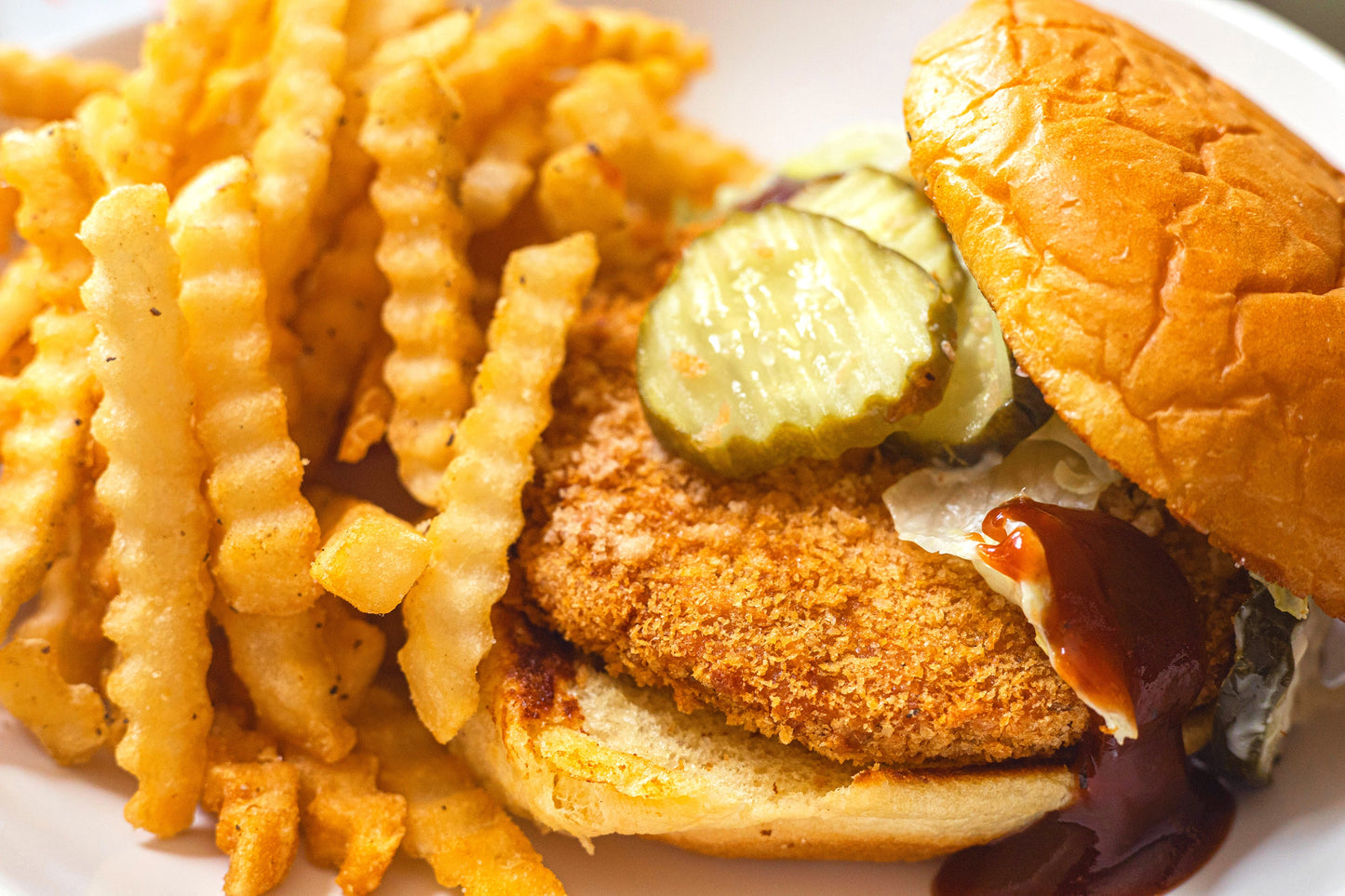 Hungry Planet 4 oz. Plant Based Vegan Crispy Fried Chicken Patty - 24/Case