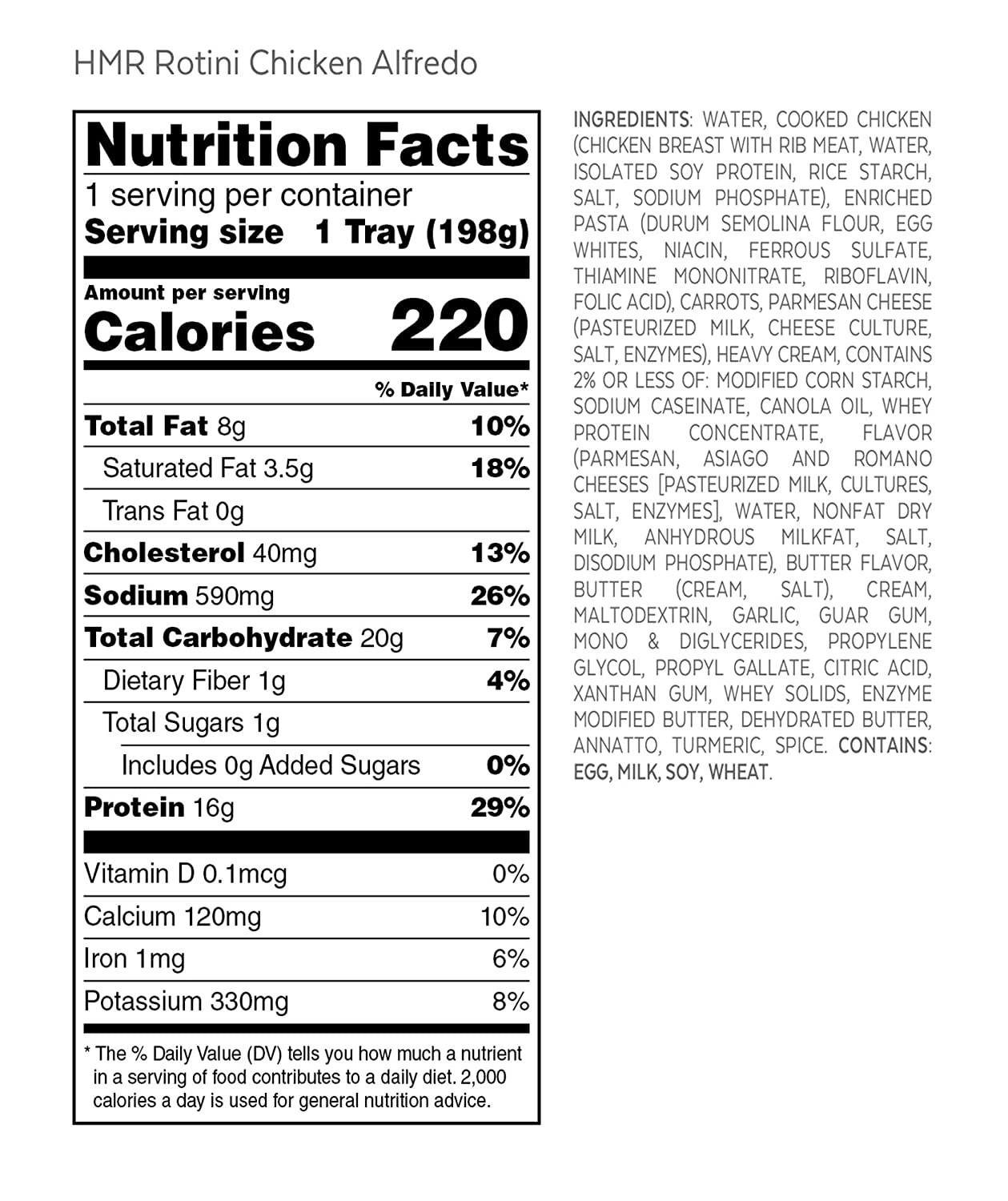 HMR Ultimate Entree Pasta Pack, 24 Different Meals, 7-8oz. Servings, 24 Meals