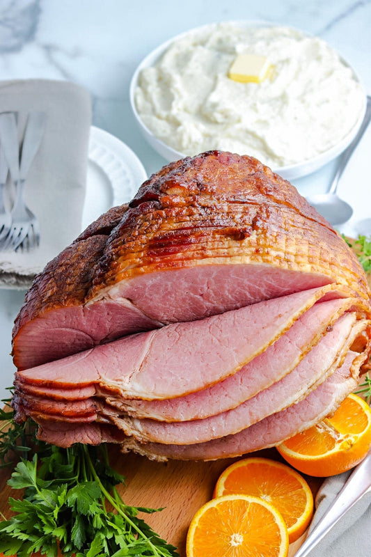 Organic Hardwood Smoked Bone-In Spiral Cut Half Ham, Non-GMO - 4 – 6 lb