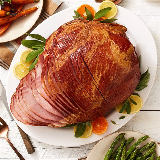 Nueskes Spiral Sliced Bone-In Ham with Honey Glaze - 7 lb