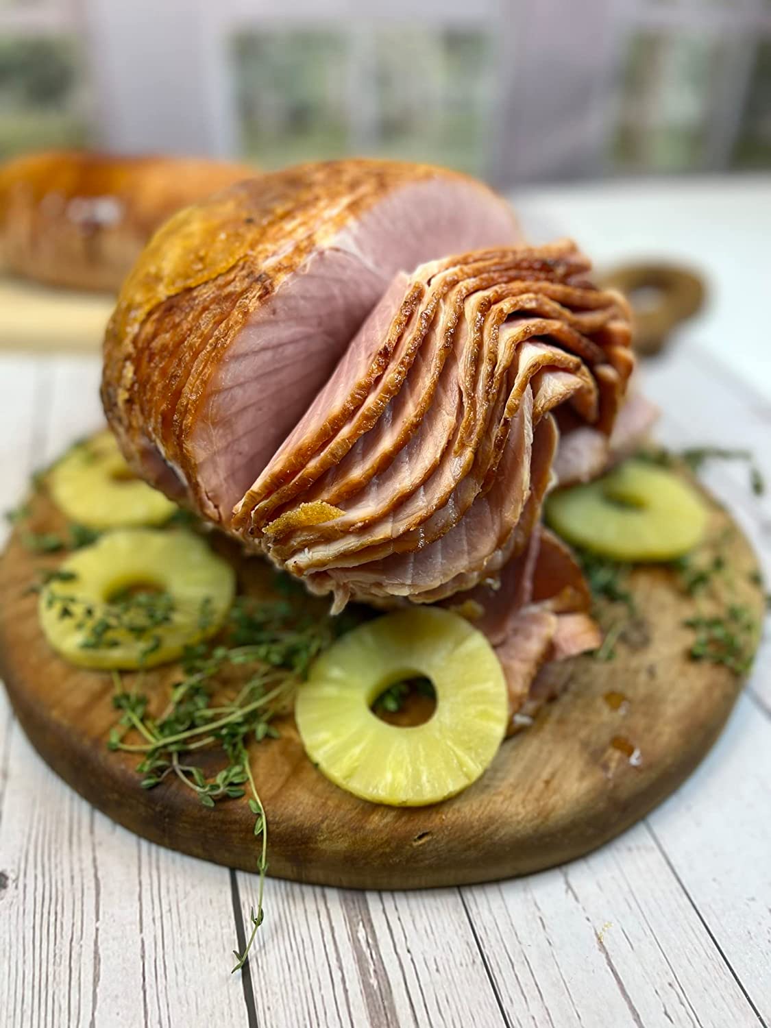 Honey Glazed Spiral Sliced Holiday Ham - 8.5 - 9.5 pounds -Serves 16 - 18