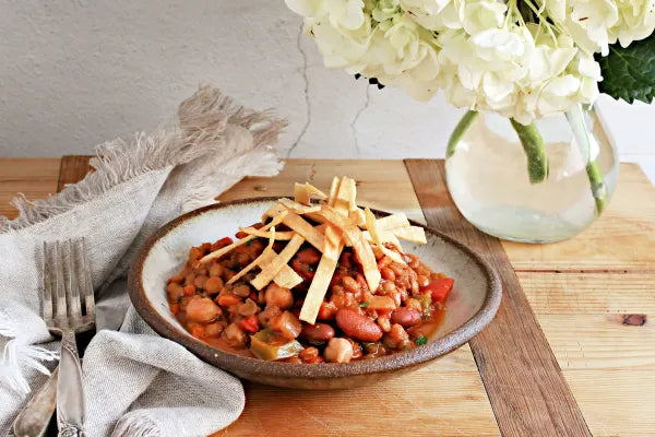 Handmade Lentil Chili Pot Pie  - includes 6 - Vegan, Gluten Free