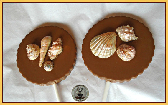 Chocolate Shell Lollipops - includes 2