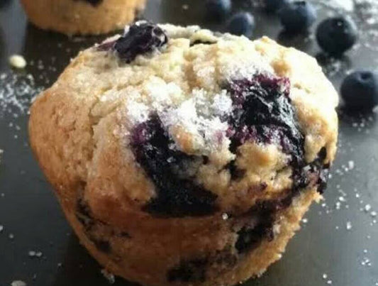 Vegan Fresh Blueberry Muffins (GF) - 1 Dozen