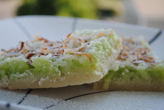 Key Lime Coconut Bars - One Dozen