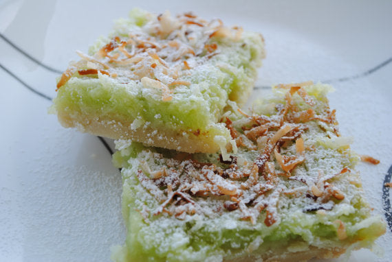Key Lime Coconut Bars - One Dozen