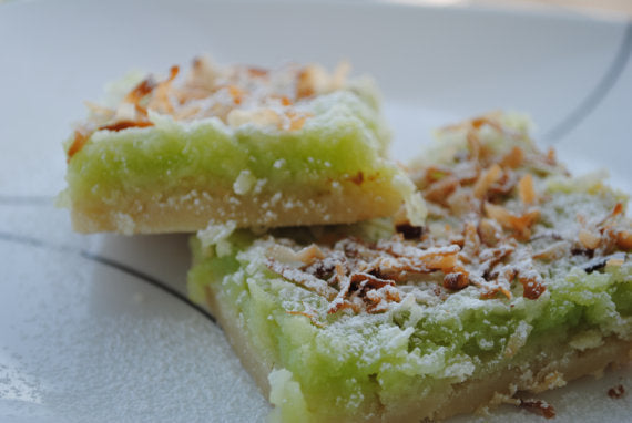 Key Lime Coconut Bars - One Dozen