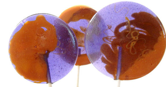 Peanut Butter & Jelly Gourmet Lollipops - 7 Included