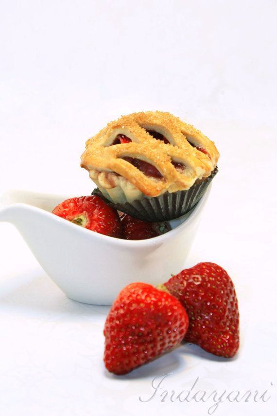 Fresh Strawberry Pie - One Dozen of 3" Mini Pies