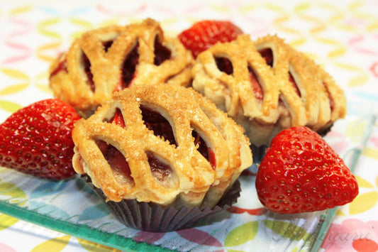 Fresh Strawberry Pie - One Dozen of 3" Mini Pies