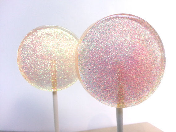 Champagne Lollipops, many flavors & designs, 6 included (as seen in Brides Magazines)