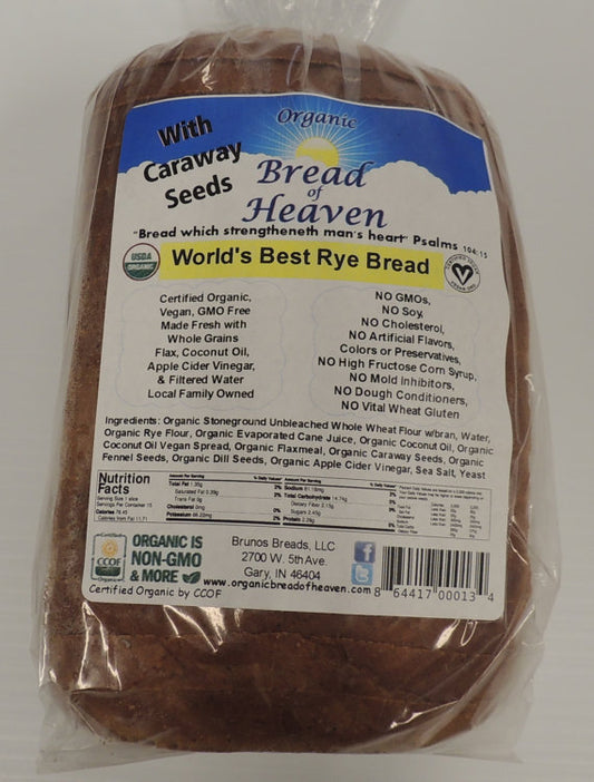 Organic World's Best Rye Bread - Sliced