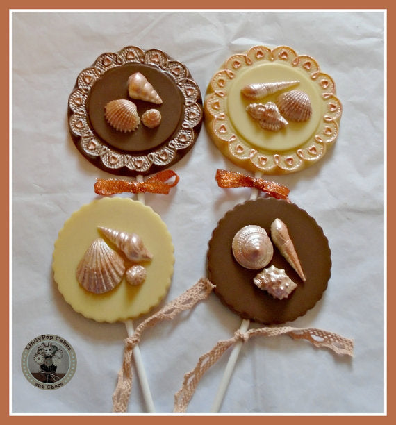 Chocolate Shell Lollipops - includes 2