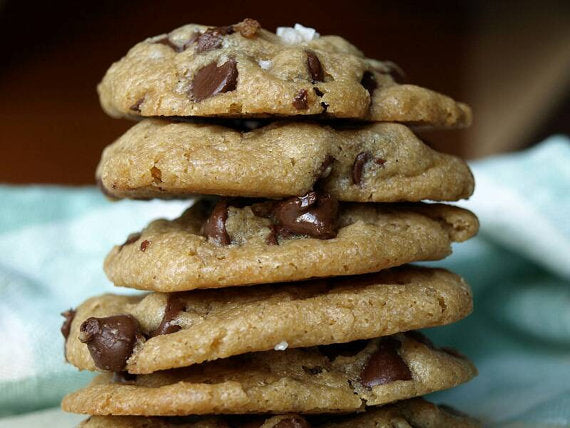 Vegan Chocolate Chip Cookies (GF) - 2 Dozen