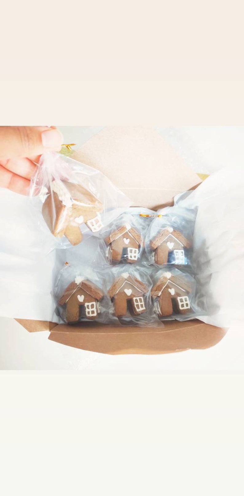 Mini Gingerbread House Cookies - 1 Dozen