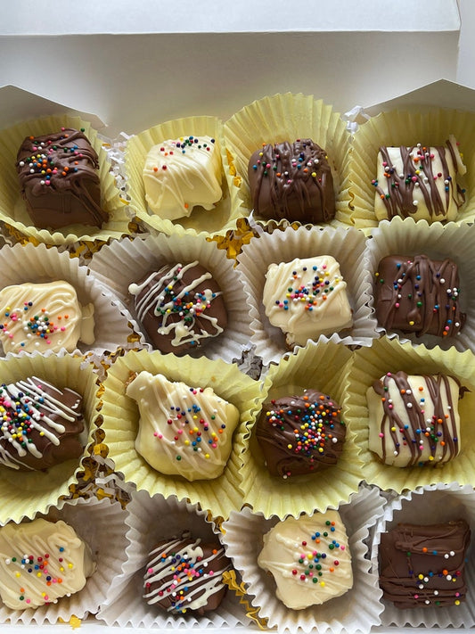 Chocolate Covered Cheesecake Bites - includes 24