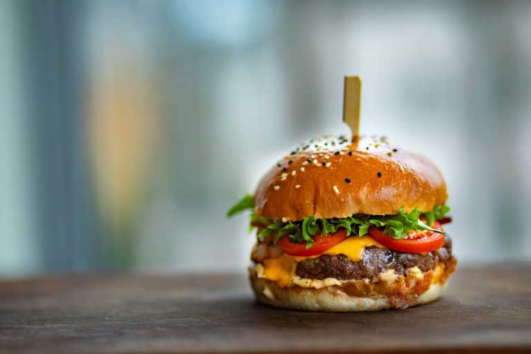 Impossible Foods 4 oz Vegan Plant-Based Burger - 40/Case