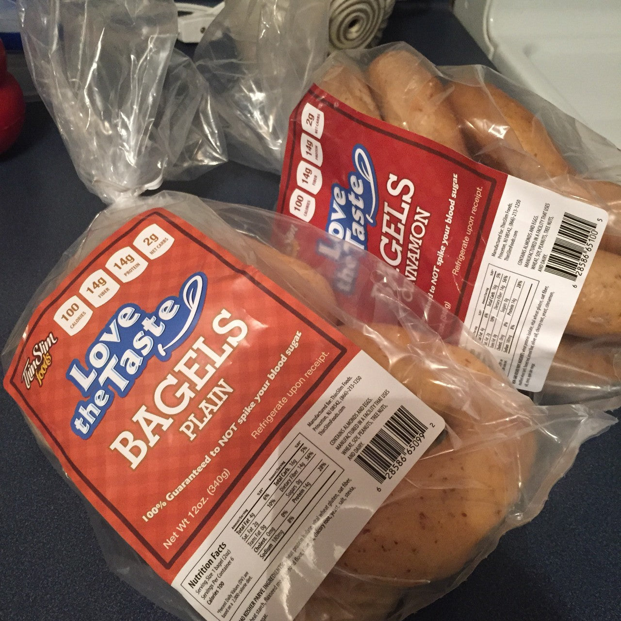Love The Taste Low Carb Cinnamon Bagels, 0 Net Carbs