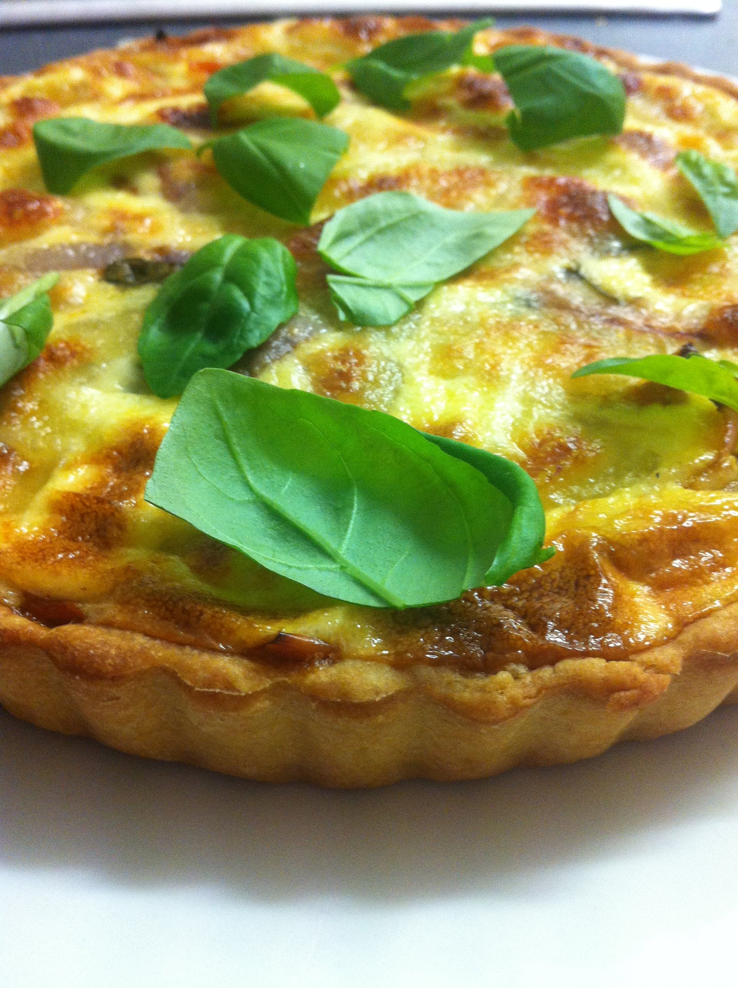 Tomato, Mozzarella & Basil Individual Quiche - includes 24