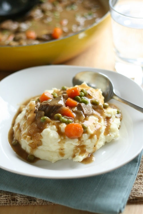 Irish Beef Stew with Mashed Potatoes