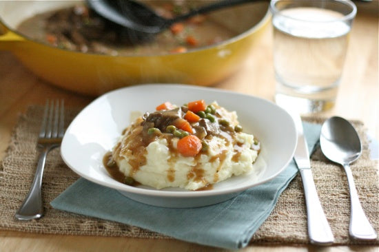 Irish Beef Stew with Mashed Potatoes