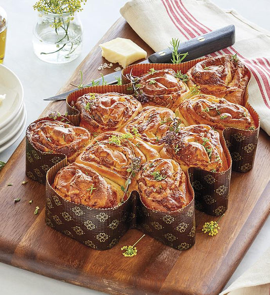 Italian Herb and Cheese Roll Christmas Tree