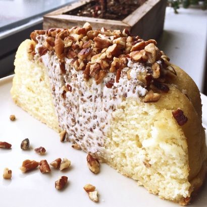 Velvet Jane - A Cream Cheese Pound Cake with a Twist