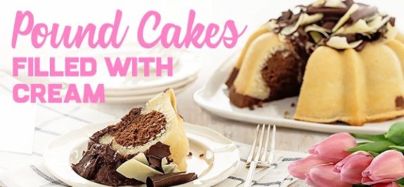 Saucy Jane - A Vanilla, Chocolate-Sauce-Filled Pound Cake to Please Chocolate and Vanilla Fans Alike