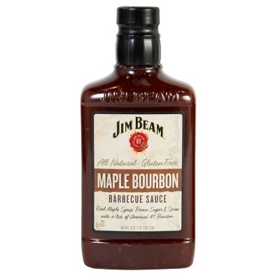 Jim Beam All Natural BBQ Sauce Variety Pack - Bold N Spicy, Smoky Barrel, Maple Bourbon, Southern Tang