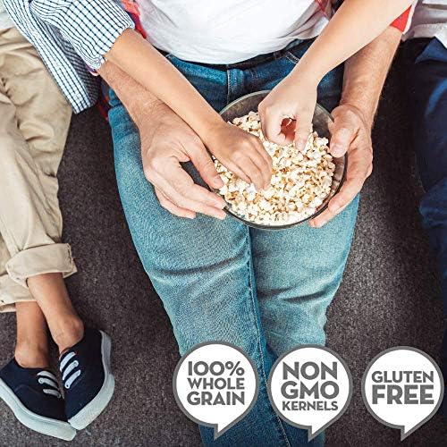 Jolly Time Healthy Pop Microwave Popcorn - Crispy N' White, Low Fat Gluten Free Non-GMO  - 3 oz Pack of 12