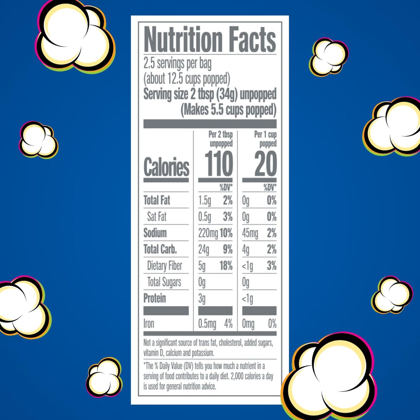 Jolly Time Healthy Pop Microwave Popcorn - Crispy N' White, Low Fat Gluten Free Non-GMO  - 3 oz Pack of 12