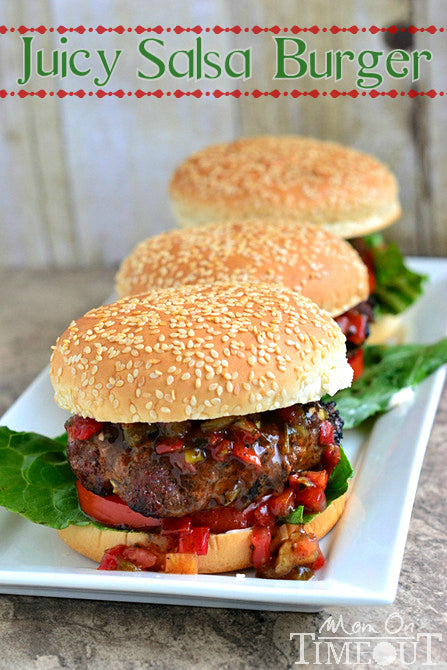 Juicy Salsa Burgers