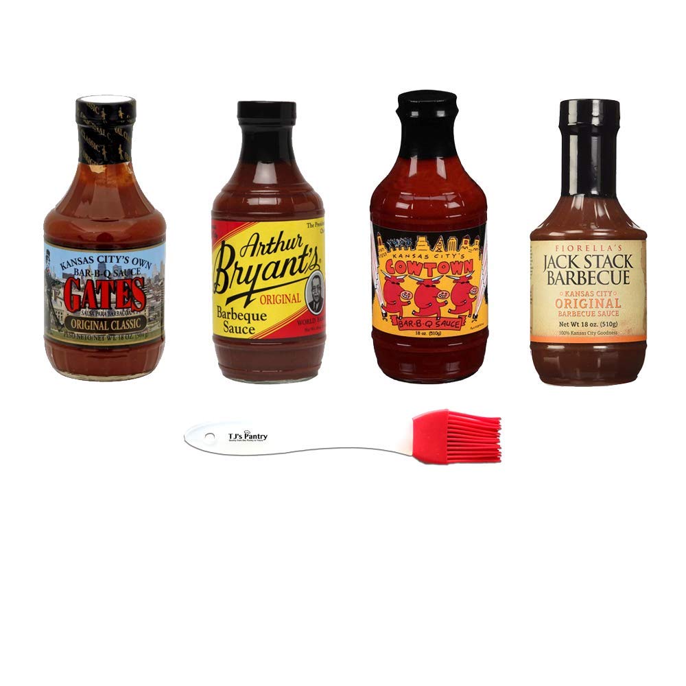 Kansas City BBQ Sauce Variety Sampler - Pack of 4