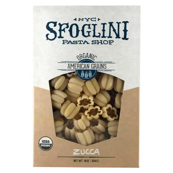 Zucca Organic Durum Semolina Pasta - DF, Non-Gmo, Vegan - 6 Pack