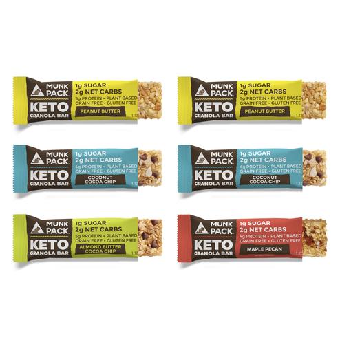 Keto Granola Bar Variety, 6-Pack GF