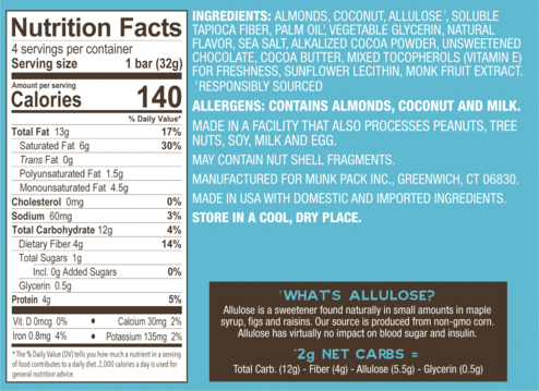 Keto Granola Bar Variety, 6-Pack GF