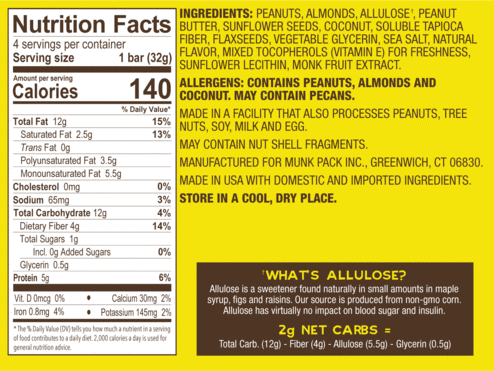 Keto Granola Bar Variety, 6-Pack GF