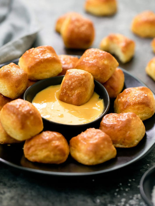 Soft Pretzel Bites (salted or unsalted) - (Low Carb / Keto)