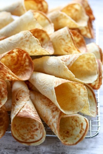 Norwegian Krumkake - 1 Dozen - Traditional or Flat
