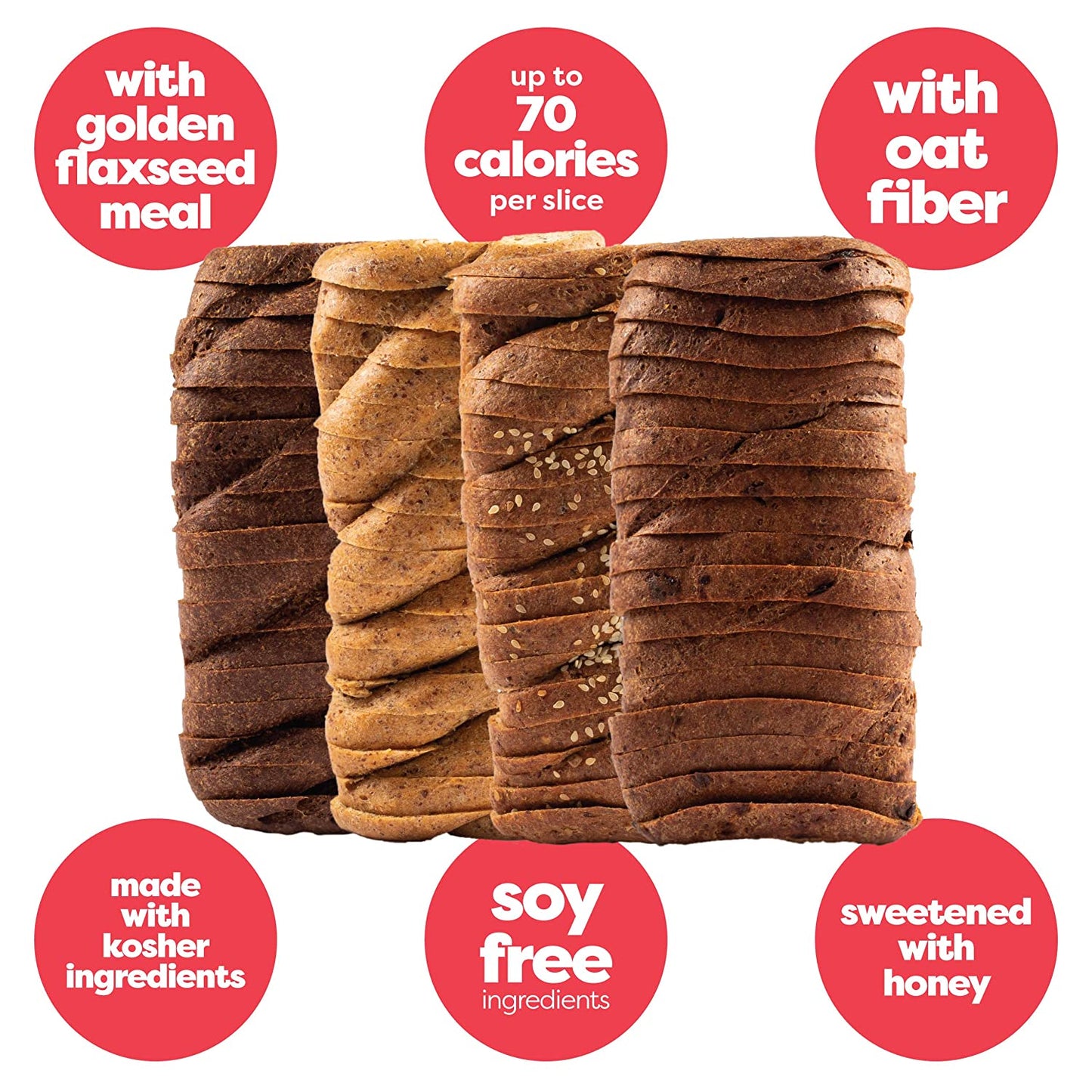 Kiss My Keto Bread Variety - 4 pack