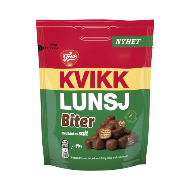 Freia Kvikk Lunsj Crispy Biscuit Bites, 130g