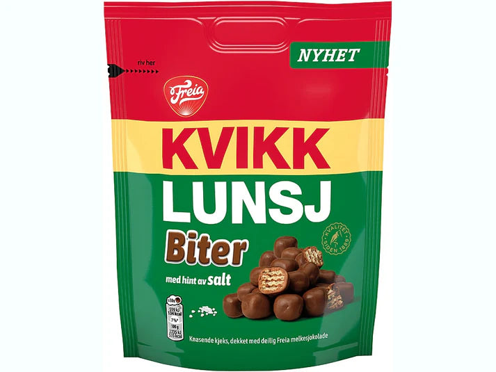 Freia Kvikk Lunsj Crispy Biscuit Bites, 130g
