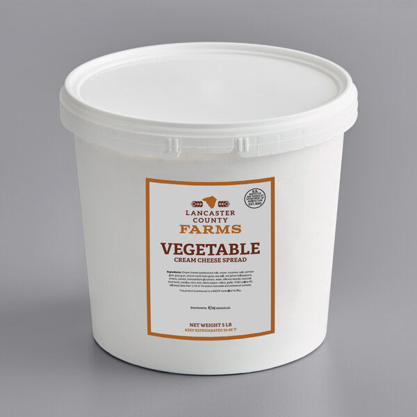 Vegetable Cream Cheese Spread - 5 lb - 2/Case