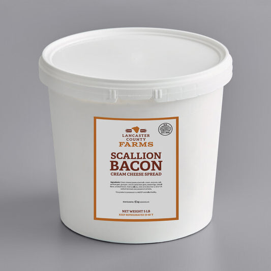 Scallion and Bacon Cream Cheese Spread - 5 lb - 2/Case