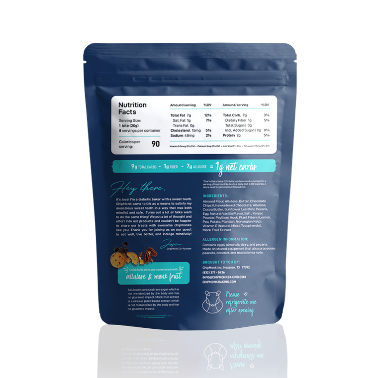 Chocolate Chip Pecan Keto Cookie Bites