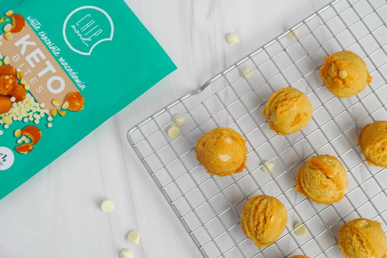 White Chocolate Macadamia Keto Cookie Bites