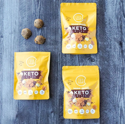 Banana Chocolate Chip Keto Cookie Bites