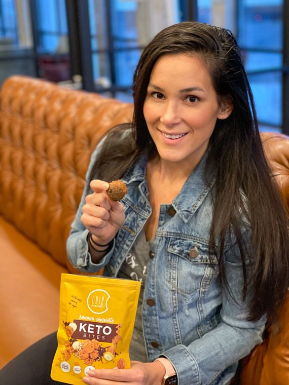 Banana Chocolate Chip Keto Cookie Bites