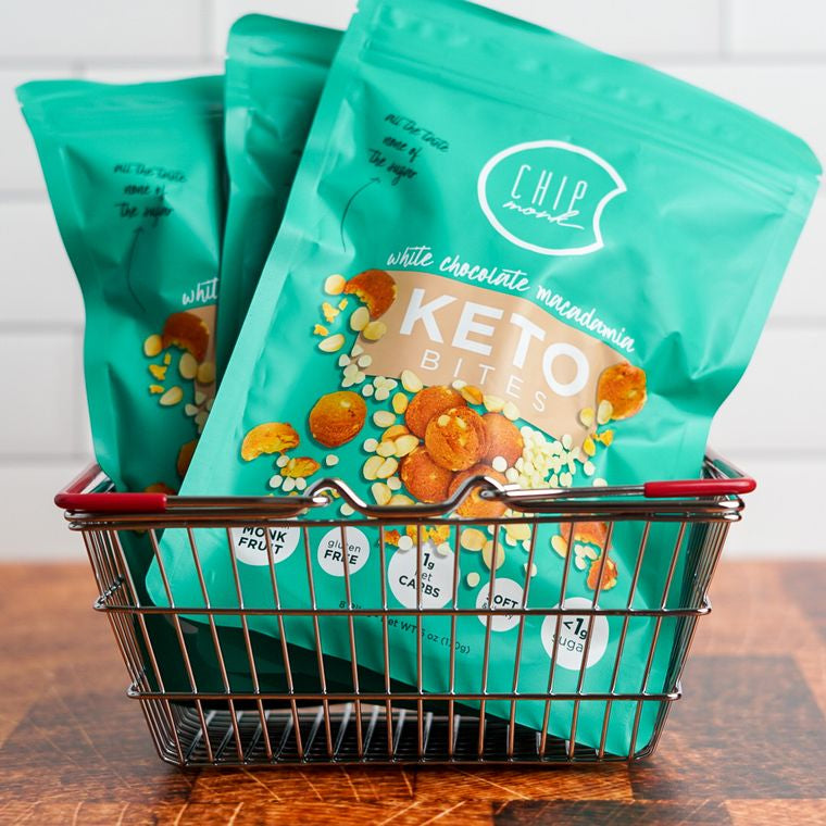 White Chocolate Macadamia Keto Cookie Bites