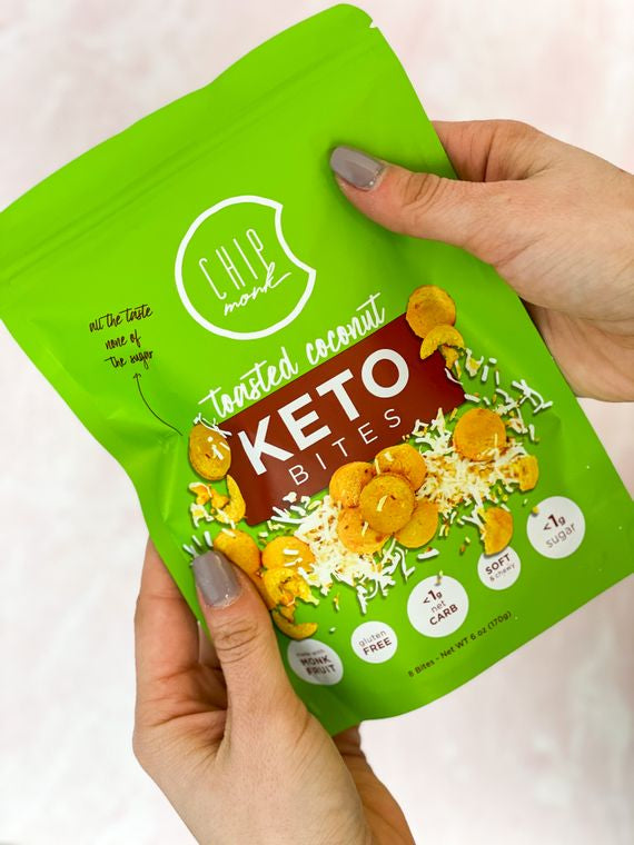 Toasted Coconut Keto Cookie Bites